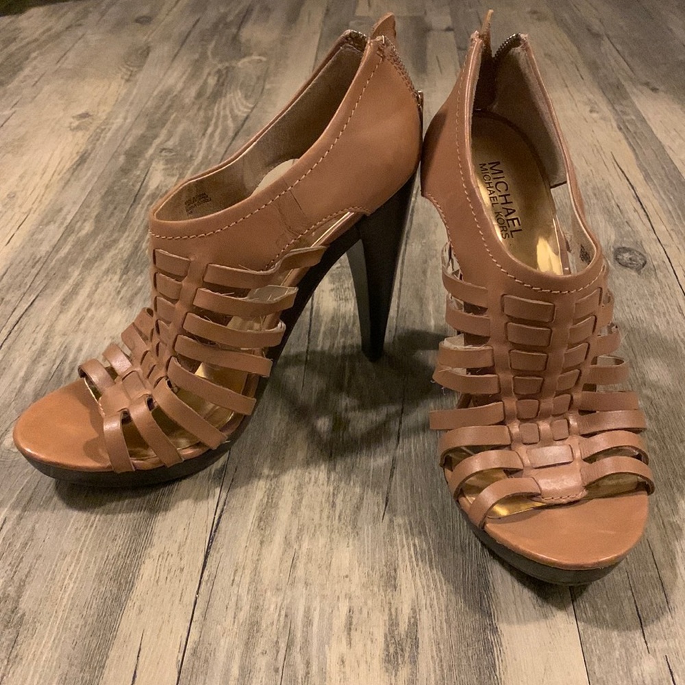 Michael Kors Leather Pump Heels